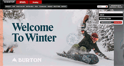 Desktop Screenshot of burton.cz